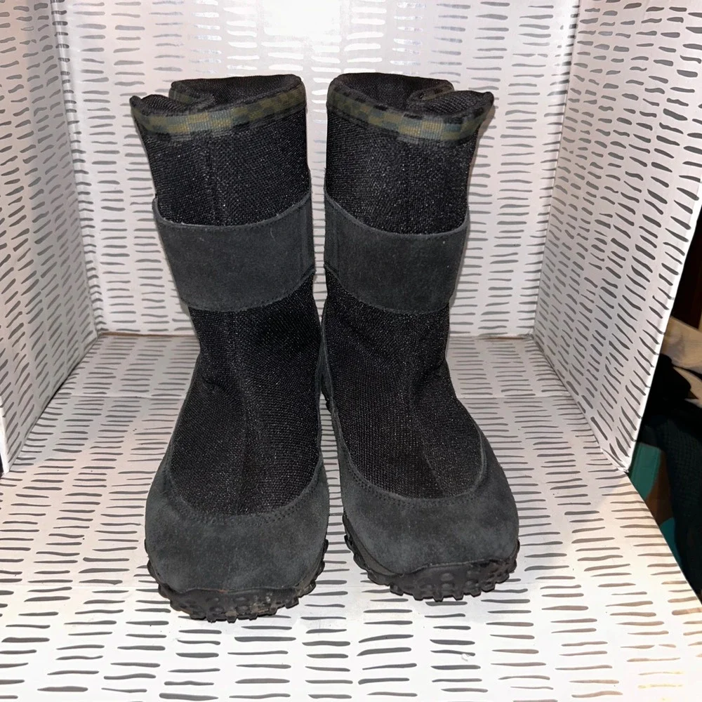 Merrell‎ Ember Waterproof Kids Black Snow Boots Polartec Youth 5.5 86155